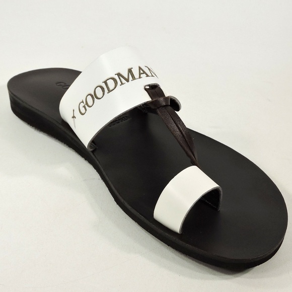 GOODMAN ?? MENS BROWN LEATHER COMFORT SUMMER FLATS SANDALS main image 6